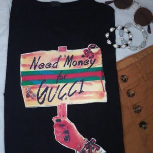 Designer Inspired Fashion Cotton Graphic Tshirt